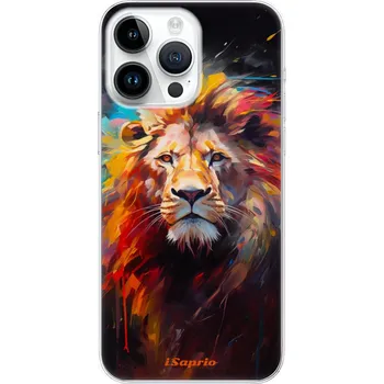 Pouzdro na mobilní telefon Odolné silikonové pouzdro iSaprio - Abstract Lion - iPhone 15 Pro Max