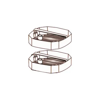 Přílušenství k akvarijnímu filtru ND: sada plastových košíků pro JK-EF800, AT3336, 3 ks