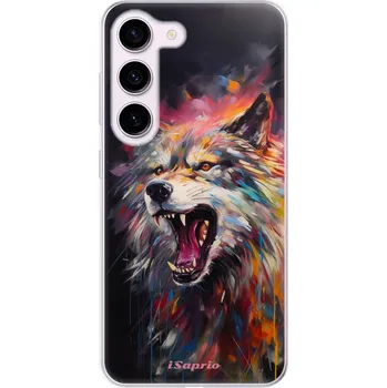Pouzdro na mobilní telefon Odolné silikonové pouzdro iSaprio - Abstract Wolf - Samsung Galaxy S23 5G