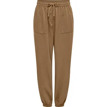 Dámské kalhoty HNĚDÉ JOGGER KALHOTY DÁMSKÉ Only