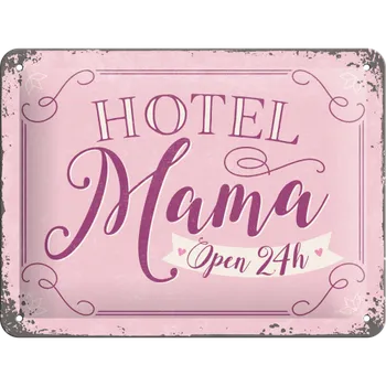Plechová cedule Nostalgic Art Plechová cedule Hotel Mama 20 x 15 cm