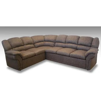 Sedací souprava Rozkládací rohová sedačka ALEXIA hnědá