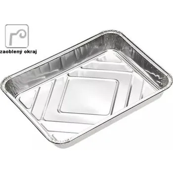 Jednorázové nádobí Alu miska hranatá 14 x 20,5 x 3cm R 12G (100ks)