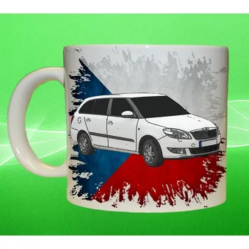 hrnek s autem České auta 15