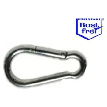 Jištění Karabina hasičská DIN 5299C 140x12mm nerez A4