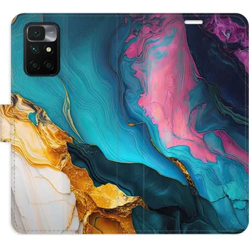 Pouzdro na mobilní telefon Flipové pouzdro iSaprio - Color Marble 31 - Xiaomi Redmi 10