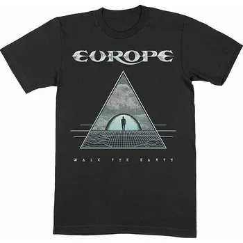 Pánské tričko Europe tričko, Walk The Earth Black, pánské XXL