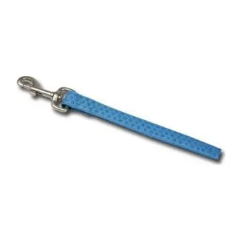 Vodítko pro psa Nayeco vodítko MAC LEATHER azur 120 cm/2 cm