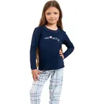 Dívčí pyžamo ITALIAN FASHION GLAMOUR tmavě modrá/print 122/128 0