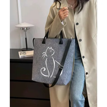 Kabelka Dámská kabelka z flísu se zipem