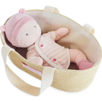 Panenka Doudou Jolijou Panenka Pola v tašce do kočárku 28 cm