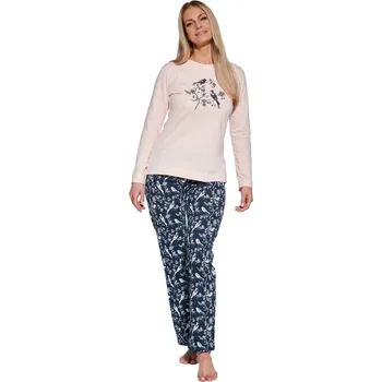 Dámské noční prádlo Dámské pyžamo CORNETTE.1189 BIRDIE PINK/NAVY BLUE XXL 0