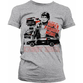Dámské tričko Knight Rider tričko, Super Pursuit Mode Girly, dámské L
