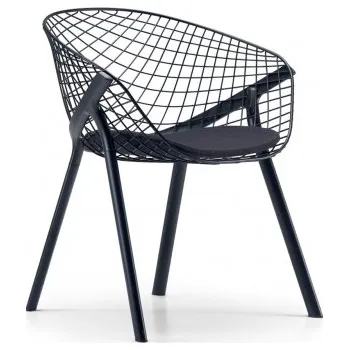 Jídelní židle Kobi chair + pad small černá