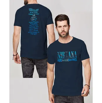 Pánské tričko Nirvana tričko, Nevermind Navy pánské XL