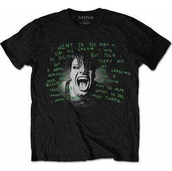 Pánská móda Yungblud tričko, Lyric Photo Black, pánské M