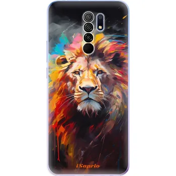 Pouzdro na mobilní telefon Odolné silikonové pouzdro iSaprio - Abstract Lion - Xiaomi Redmi 9