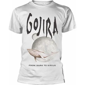 Pánské tričko Gojira tričko, Whale From Mars Organic White, pánské S