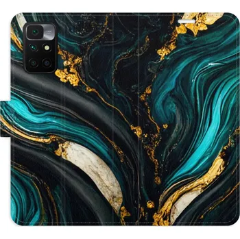 Pouzdro na mobilní telefon Flipové pouzdro iSaprio - Dark Paint - Xiaomi Redmi 10