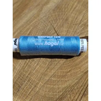 Nit Polyesterové nitě Unipoly návin 100 m 563 Air Blue