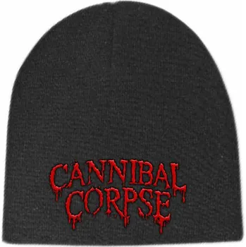 Čepice Cannibal Corpse kulich, Logo Red on Black