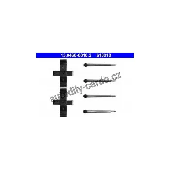 Brzdový systém Sada příslušenství, obložení kotoučové brzdy ATE 13.0460-0010 (AT 610010)