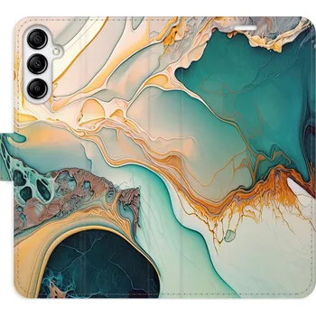 Pouzdro na mobilní telefon Flipové pouzdro iSaprio - Color Marble 33 - Samsung Galaxy A14 / A14 5G
