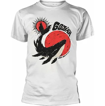 Pánská móda Gojira tričko, Whale Sun Moon Organic White, pánské XL
