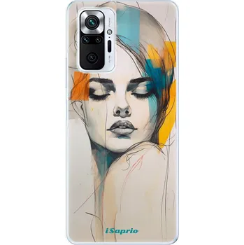 Pouzdro na mobilní telefon Odolné silikonové pouzdro iSaprio - Abstract Girl - Xiaomi Redmi Note 10 Pro