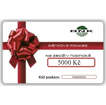 Dárkový potravinový koš Dárkový poukaz BNK ve výši 5000,-Kč
