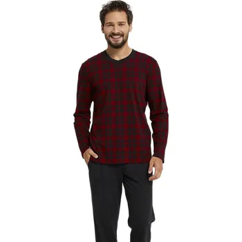 Pánské pyžamo Pánské pyžamo ITALIAN FASHION ELIASZ print/černá 3XL 0