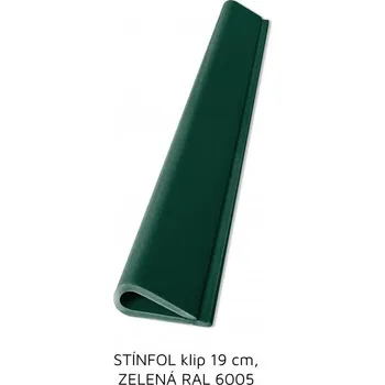 Montážní klipy pro fólii Stínfol - balení 20 ks Tmavě zelená