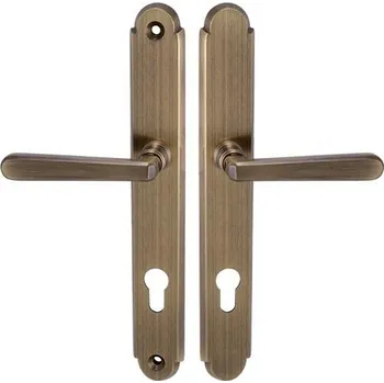 Dveřní kování NI - ALT WIEN PZ otvor pro vložku, 72 mm, klika/klika OGR - Bronz česaný lesklý