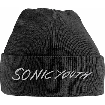 Čepice Sonic Youth kulich, White Logo Embroidered