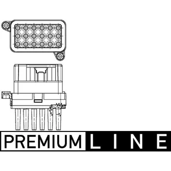 Autoelektrika Regulace, vnitřní ventilace MAHLE ABR 95 000P