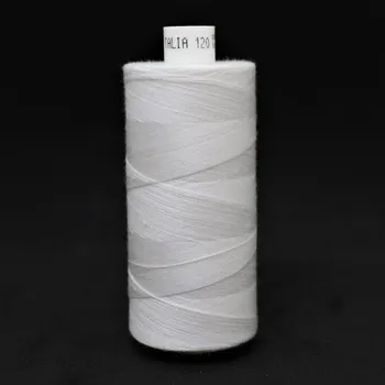 Nit Ariadna Polyesterová niť Talia 120 - 1000m bílá 700