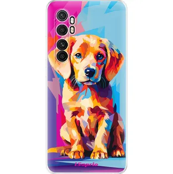 Odolné silikonové pouzdro iSaprio - Abstract Puppy - Xiaomi Mi Note 10 Lite