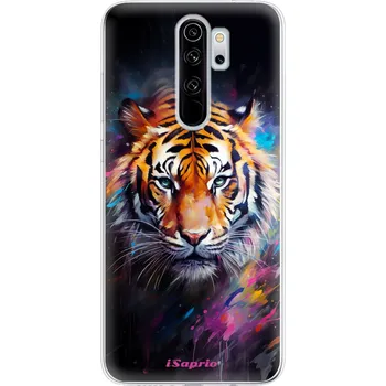 Odolné silikonové pouzdro iSaprio - Abstract Tiger - Xiaomi Redmi Note 8 Pro