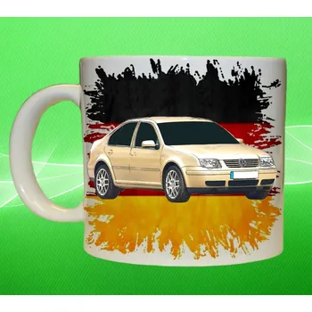 hrnek Volkswagen Bora 150ml (hrneček s osobním autem Volkswagen )