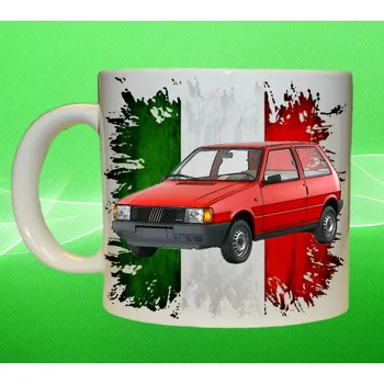 hrnek s Fiatem Fiat UNO 75ml (hrneček s osobním autem Fiat)