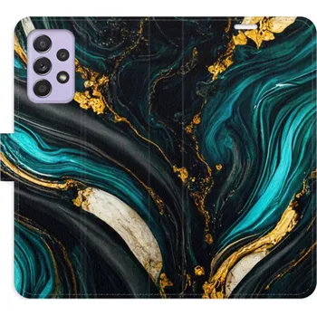 Pouzdro na mobilní telefon Flipové pouzdro iSaprio - Dark Paint - Samsung Galaxy A52 / A52 5G / A52s