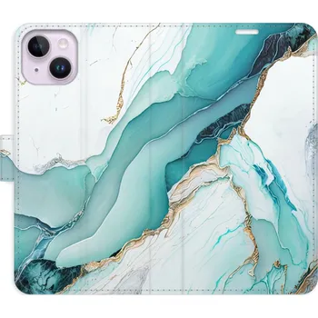Pouzdro na mobilní telefon Flipové pouzdro iSaprio - Color Marble 32 - iPhone 14 Plus