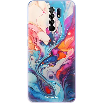 Pouzdro na mobilní telefon Odolné silikonové pouzdro iSaprio - Abstract Bubbles 01 - Xiaomi Redmi 9