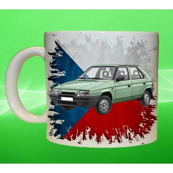 hrnek s autem České auta 19 150ml (hrneček s osobním autem České výroby)