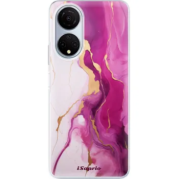 Pouzdro na mobilní telefon Odolné silikonové pouzdro iSaprio - Pink Gold Marble - Honor X7