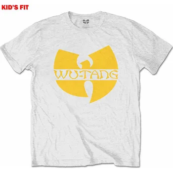 Karnevalový kostým Wu-Tang Clan tričko, Logo White, dětské S velikost S věk (3-4 roky)