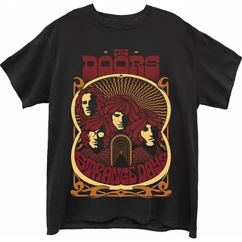 Pánské tričko The Doors tričko, Strange Days Vintage Poster Black, pánské XL