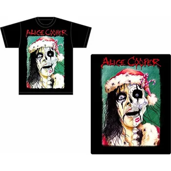Pánské tričko Alice Cooper tričko, Xmas Card BP Black, pánské XXL
