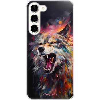 Pouzdro na mobilní telefon Odolné silikonové pouzdro iSaprio - Abstract Wolf - Samsung Galaxy S23+ 5G