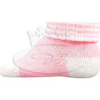 Kojenecké froté ponožky Míša - růžová; Velikost ponožek v cm: 9-11